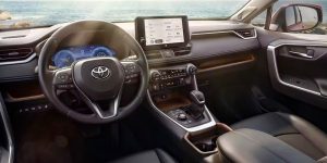2023 toyota rav4 center console
