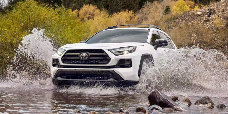 2023 toyota rav4 in action