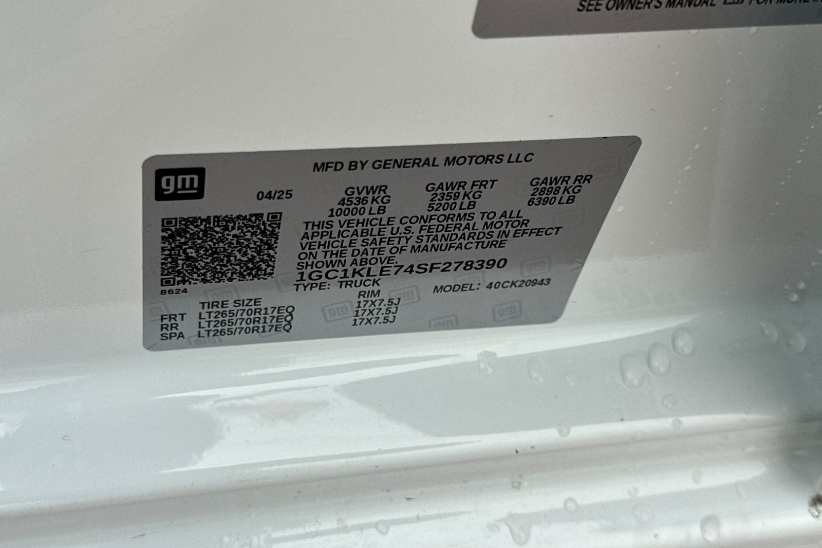 2025 Chevrolet Silverado 2500HD Work Truck