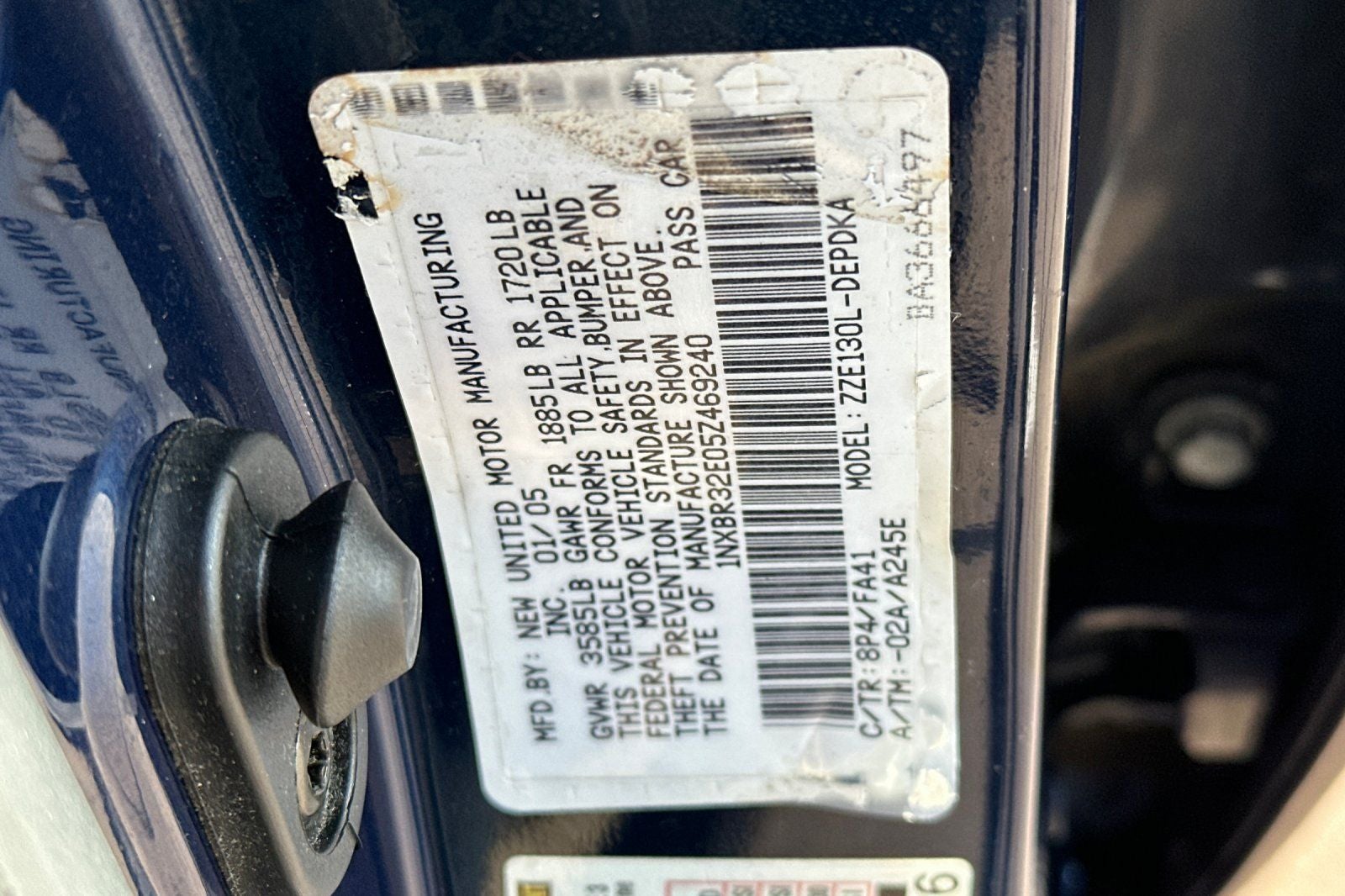 2005 Toyota Corolla CE