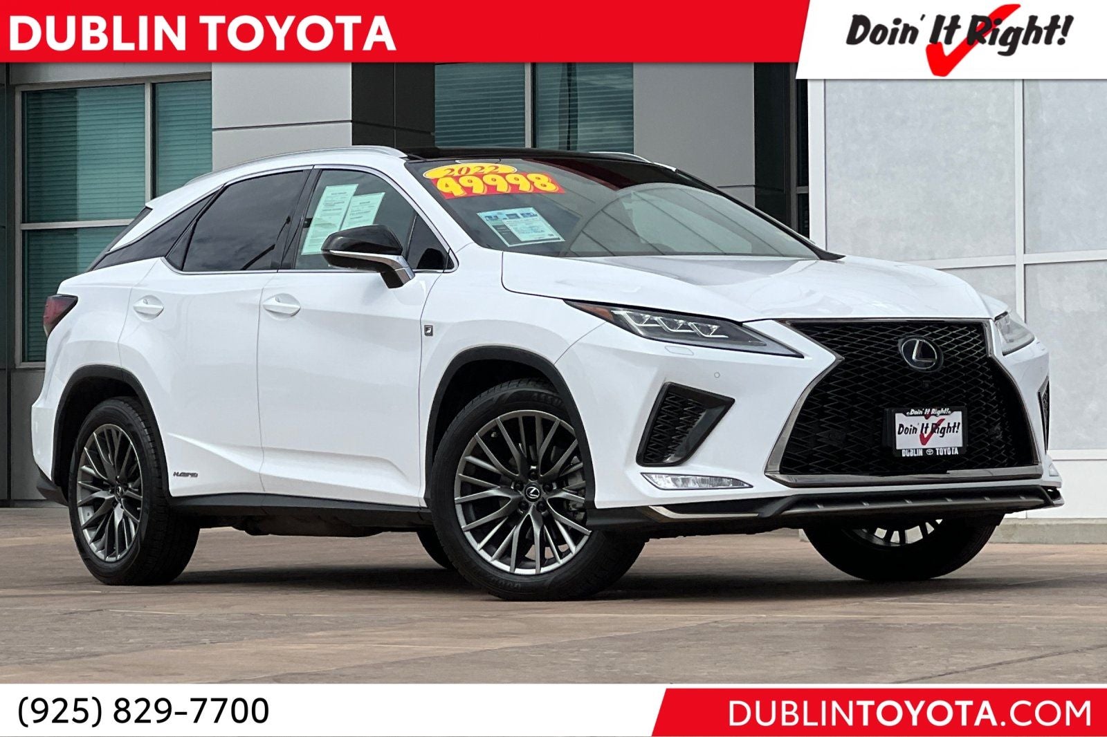 2022 Lexus RX 450h F Sport