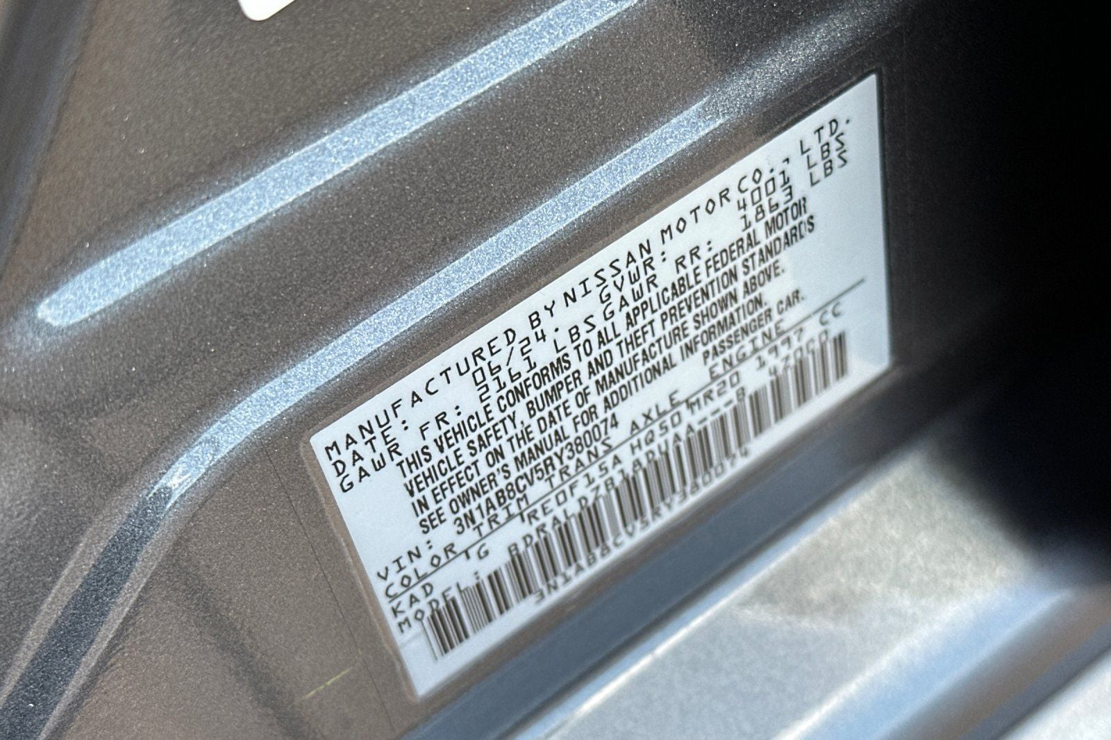 2024 Nissan Sentra SV