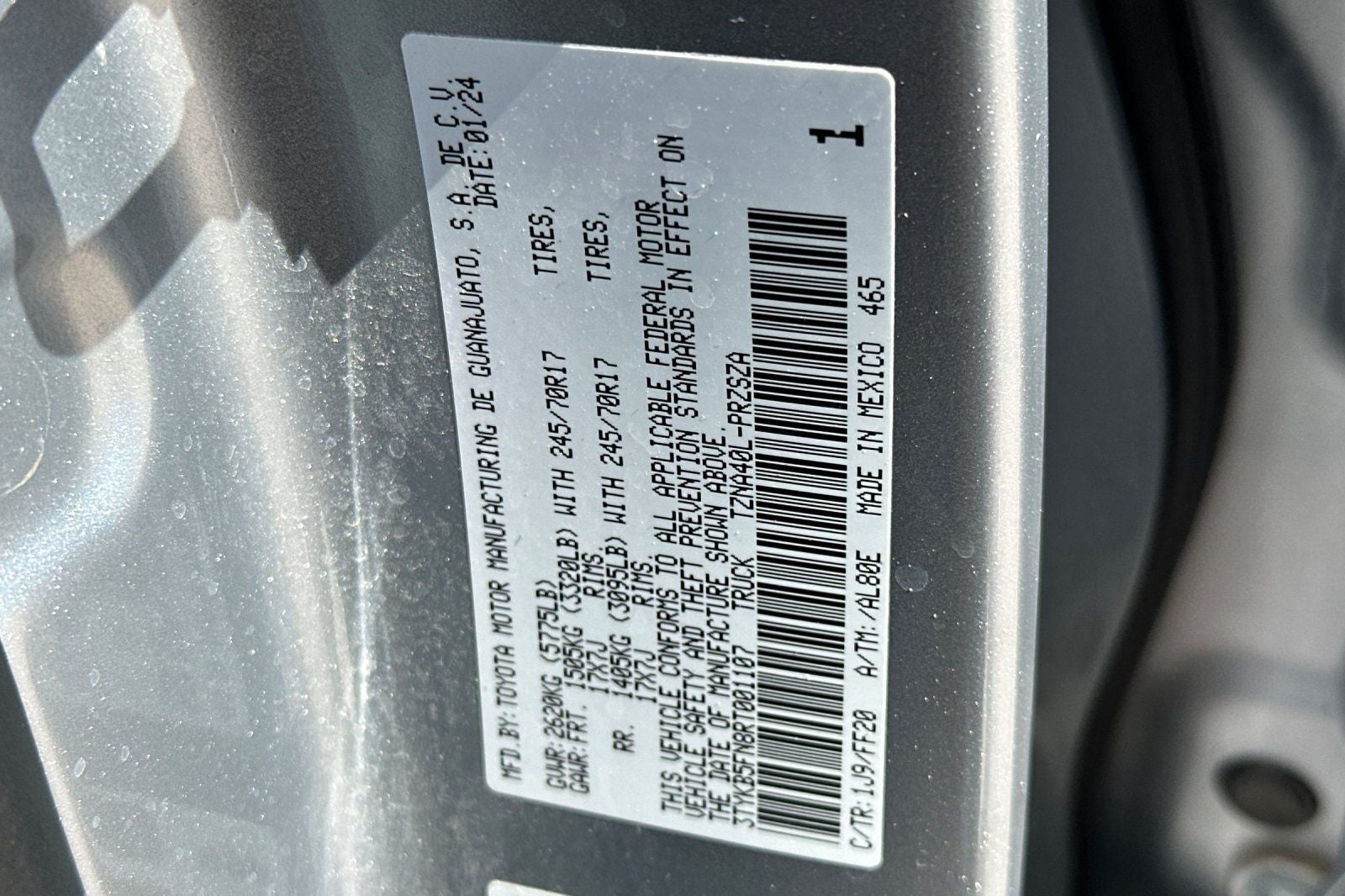 2024 Toyota Tacoma SR5