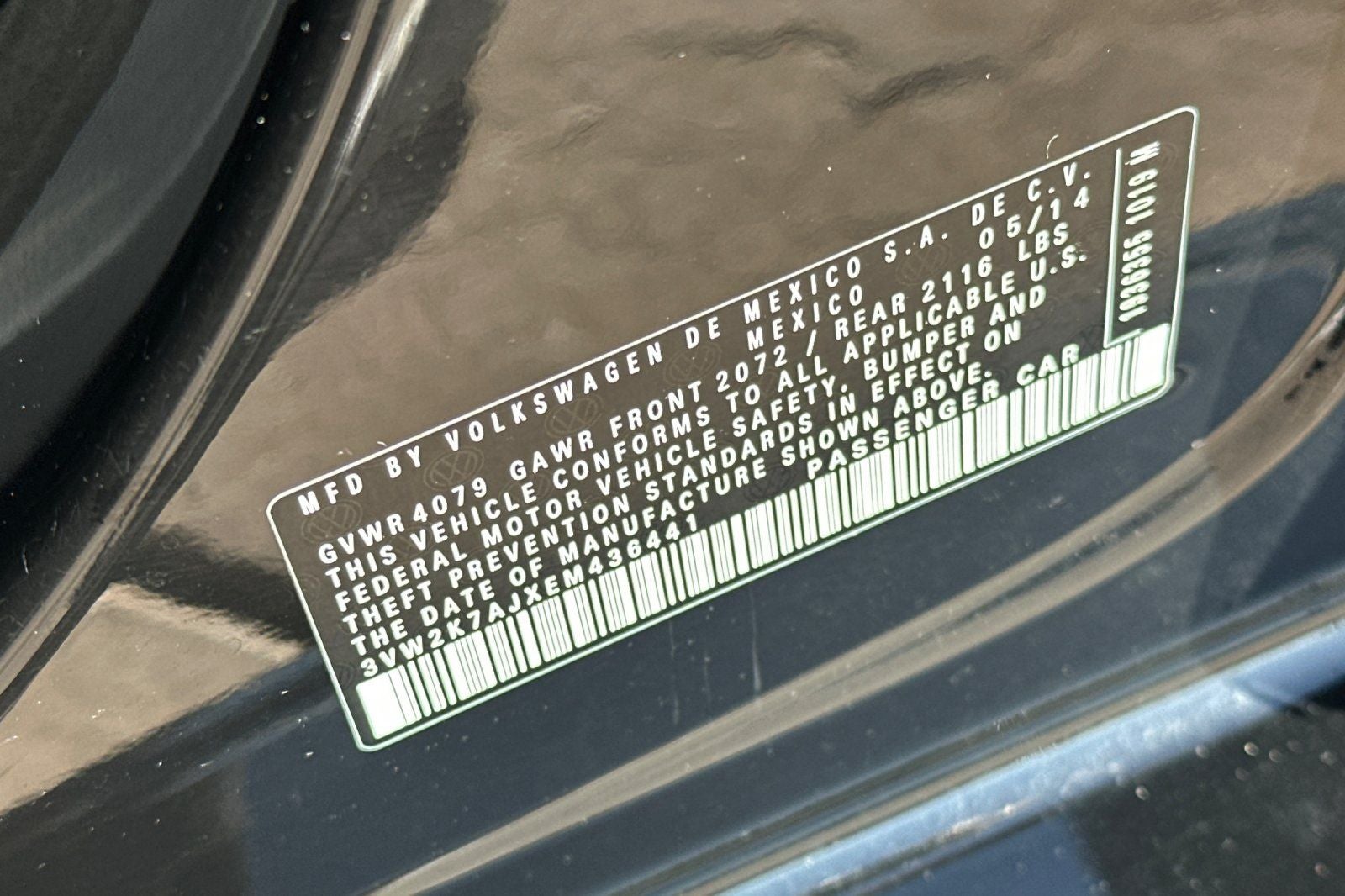 2014 Volkswagen Jetta 2.0L S