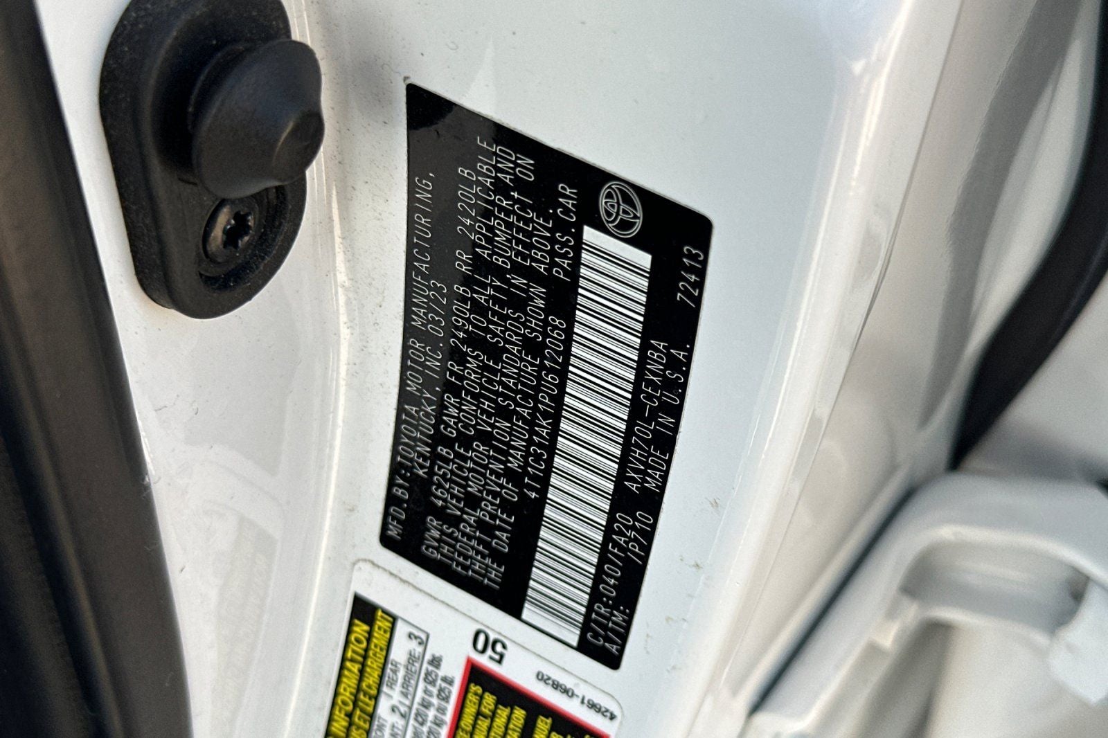 2023 Toyota Camry Hybrid LE