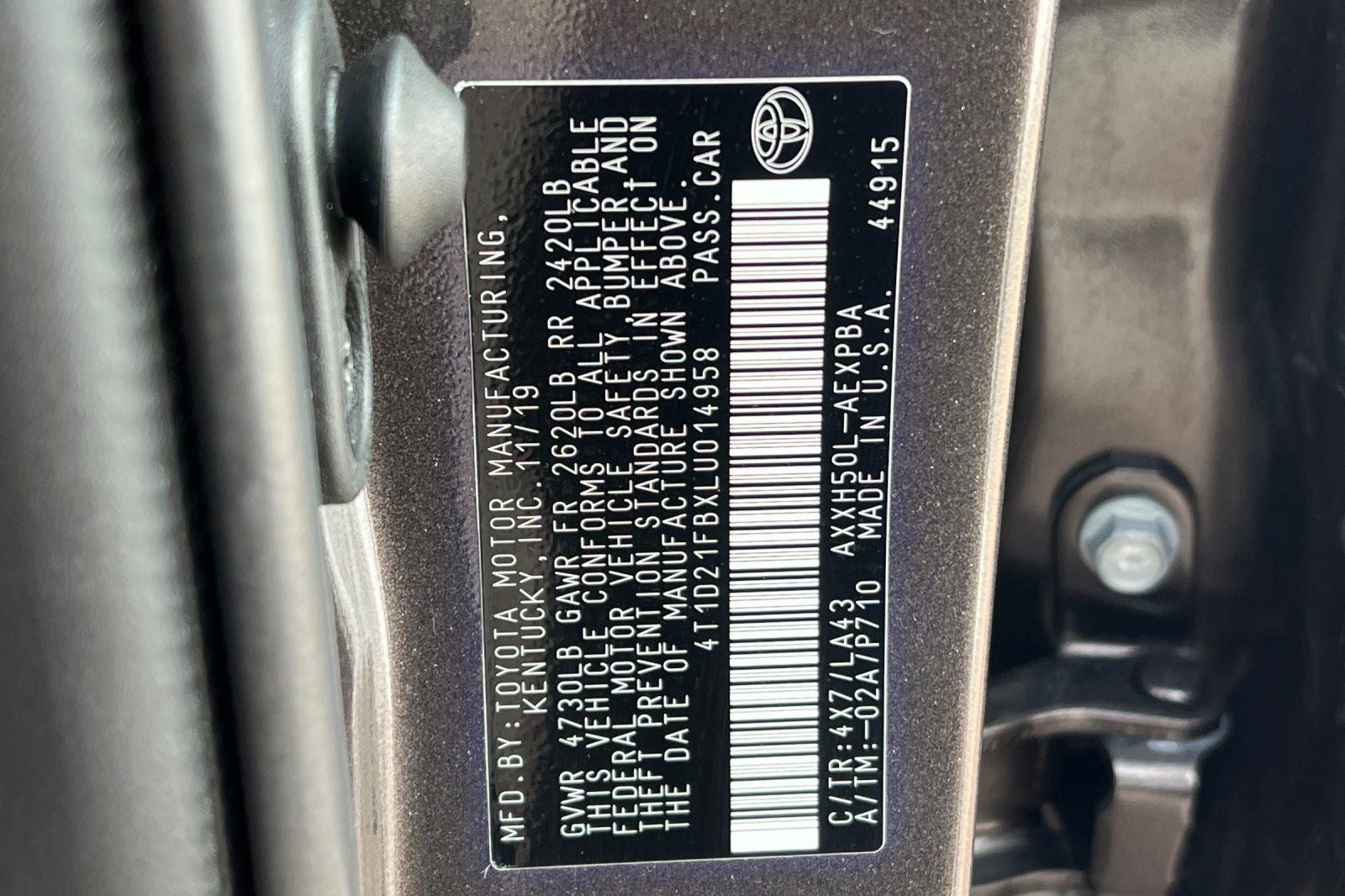 2020 Toyota Avalon Hybrid Limited