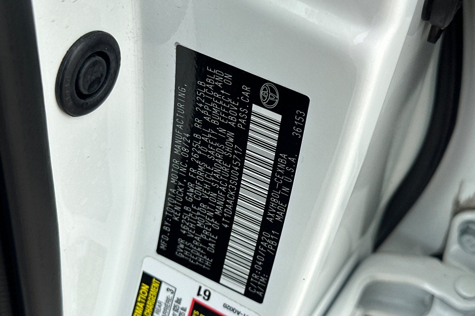 2025 Toyota Camry LE