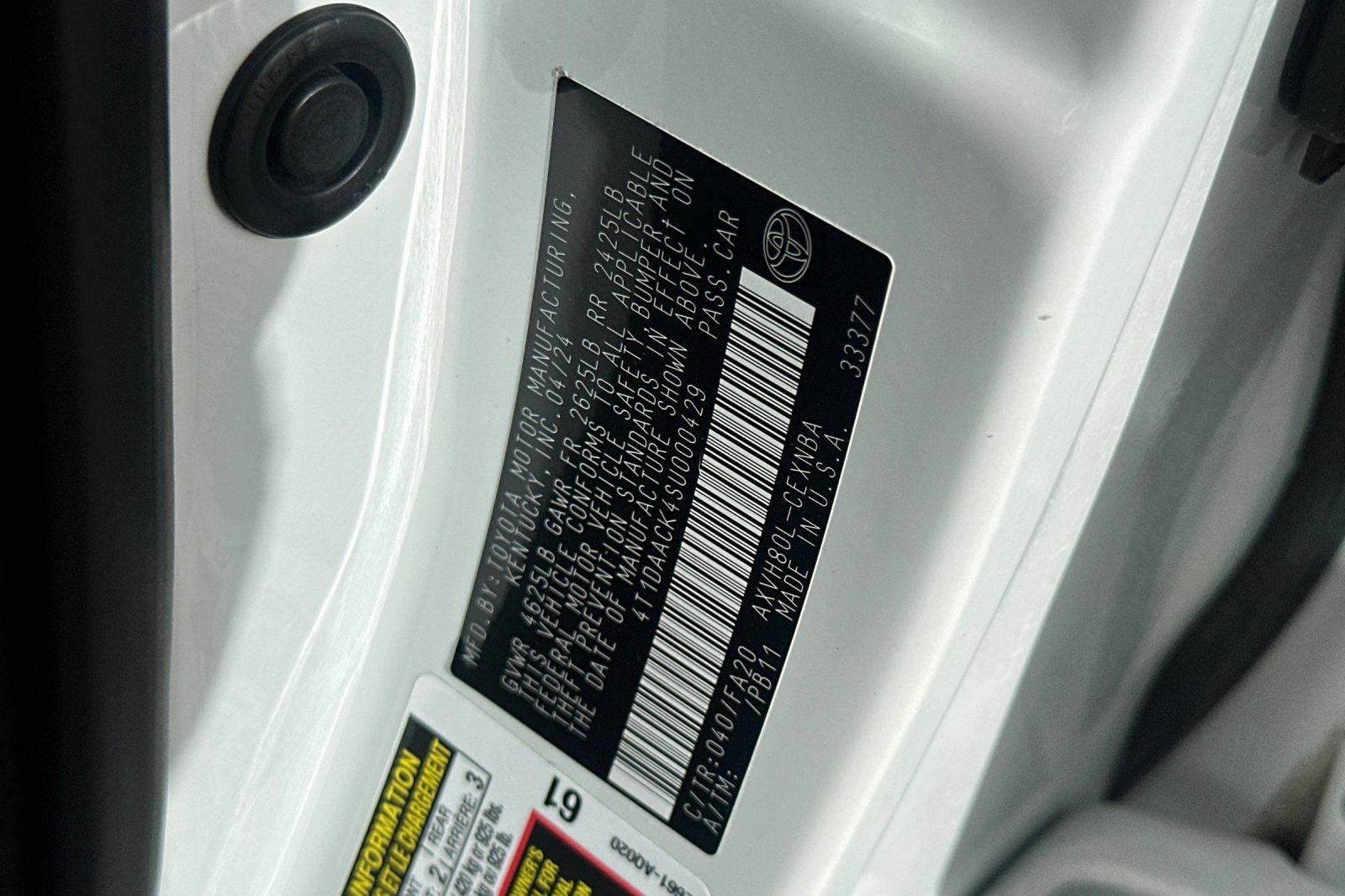 2025 Toyota Camry LE