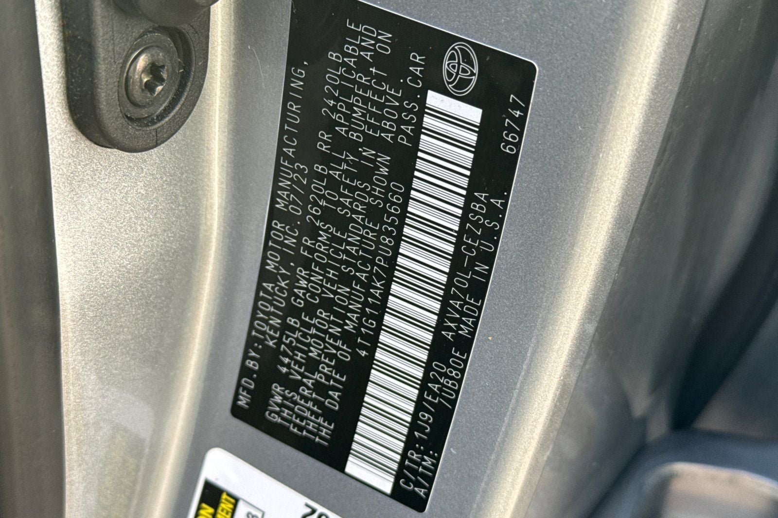 2023 Toyota Camry SE