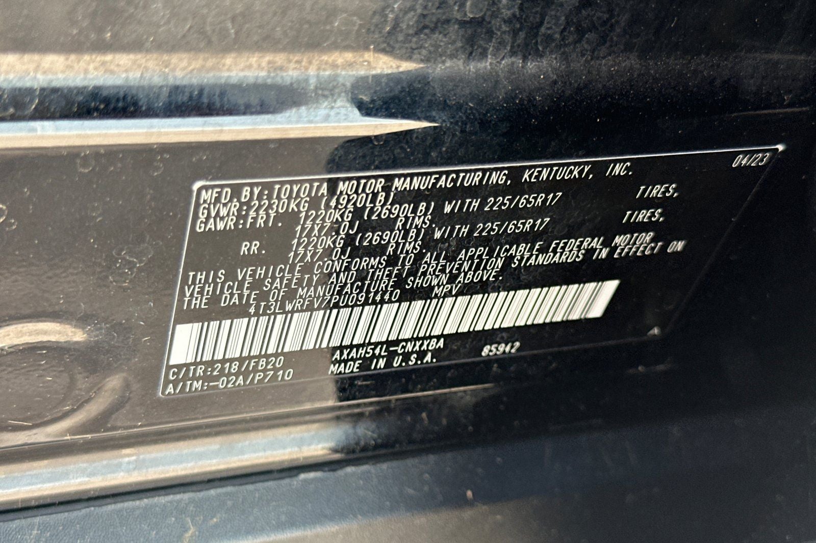 2023 Toyota RAV4 Hybrid LE