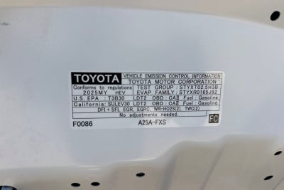 2025 Toyota RAV4 Hybrid XLE