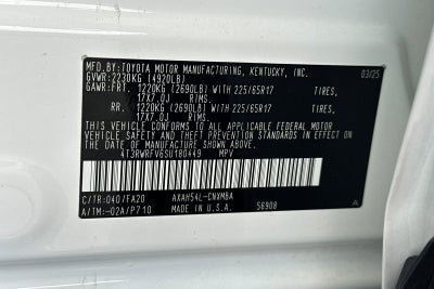 2025 Toyota RAV4 Hybrid XLE