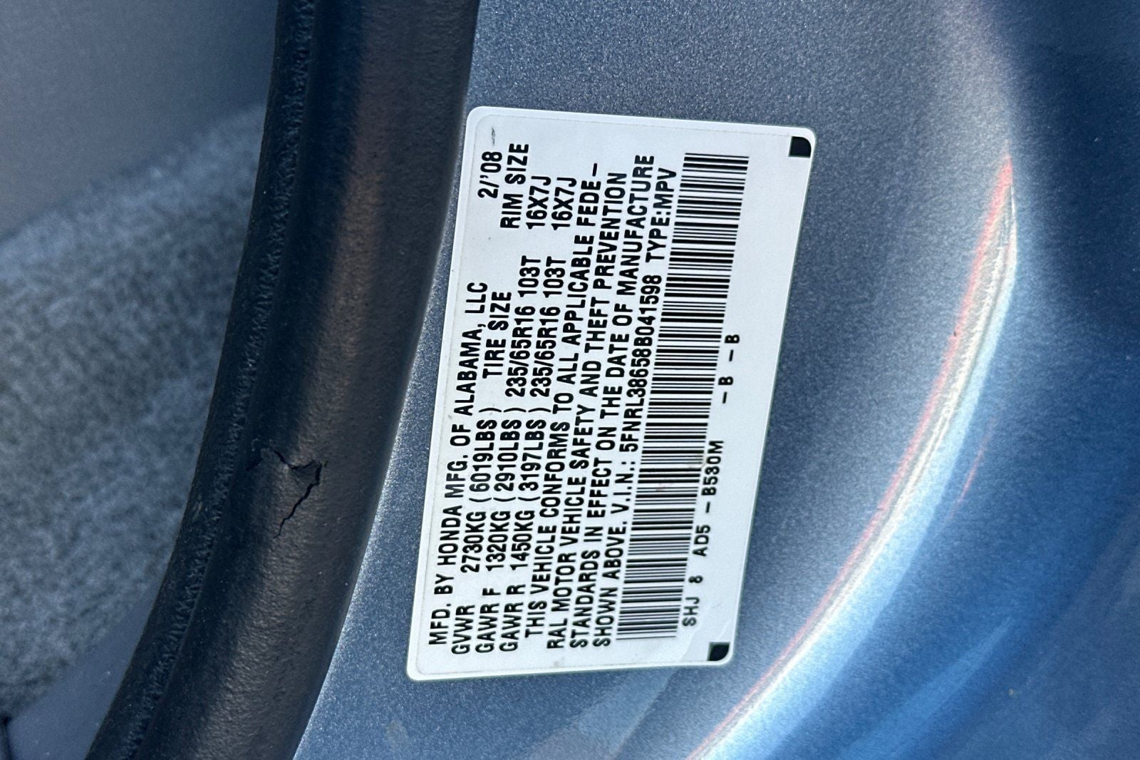 2008 Honda Odyssey EX-L