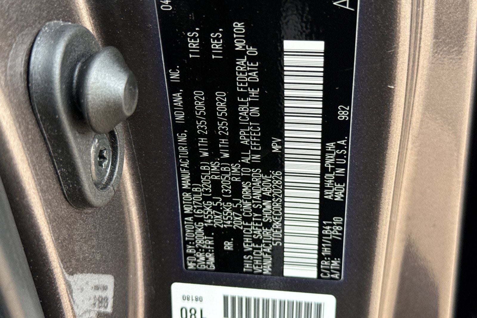 2024 Toyota Sienna Platinum 7 Passenger