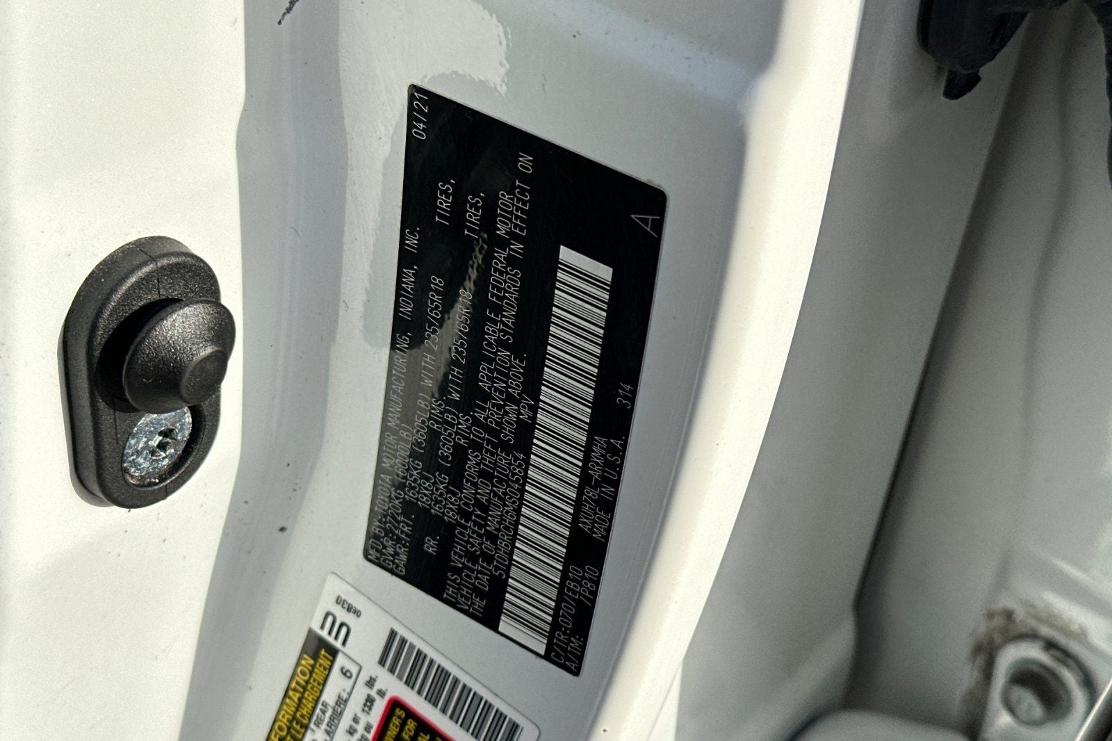 2021 Toyota Highlander Hybrid XLE