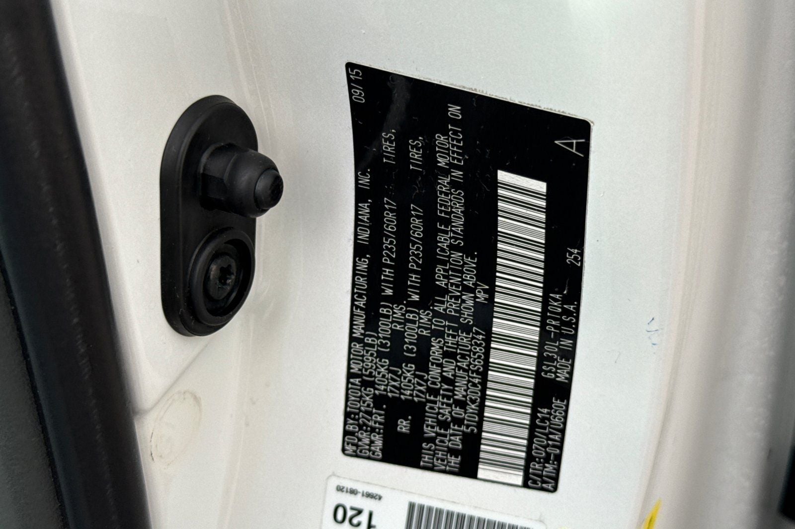 2015 Toyota Sienna XLE