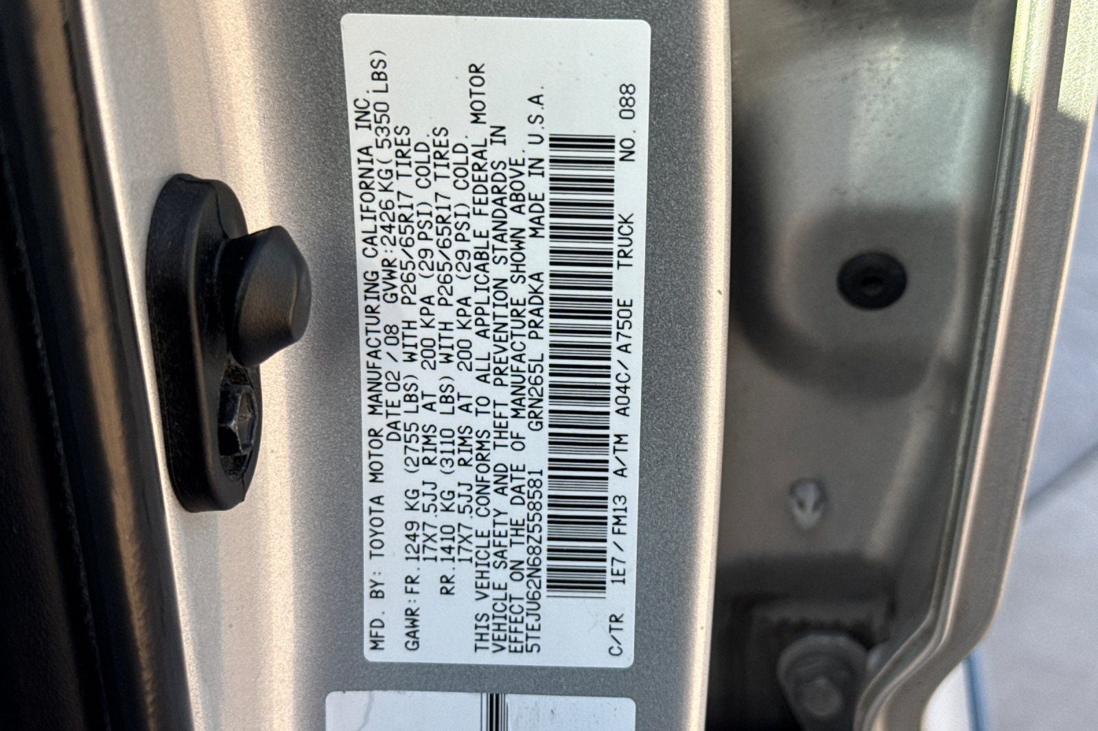 2008 Toyota Tacoma PreRunner V6