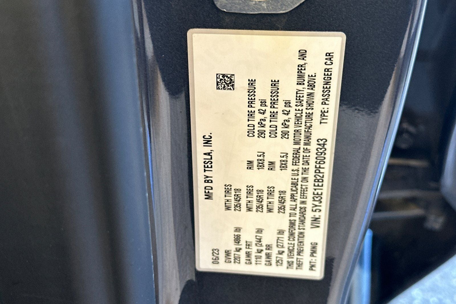 2023 Tesla Model 3 Long Range