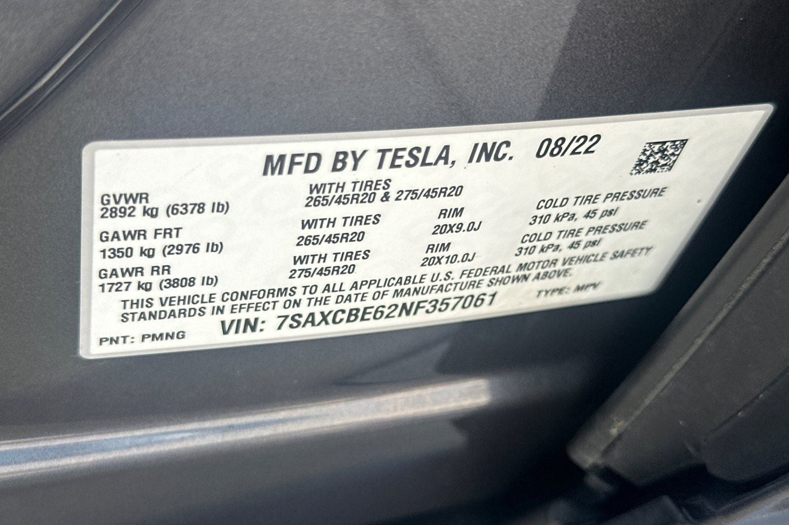 2022 Tesla Model X Plaid