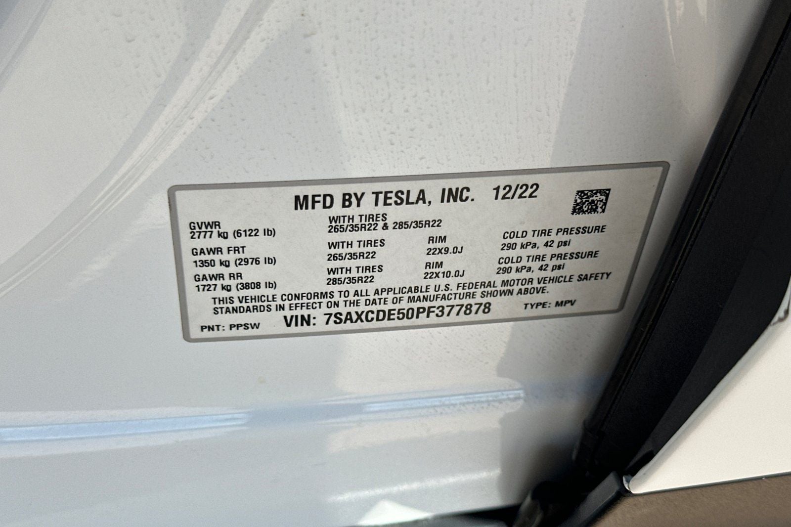 2023 Tesla Model X Standard Range