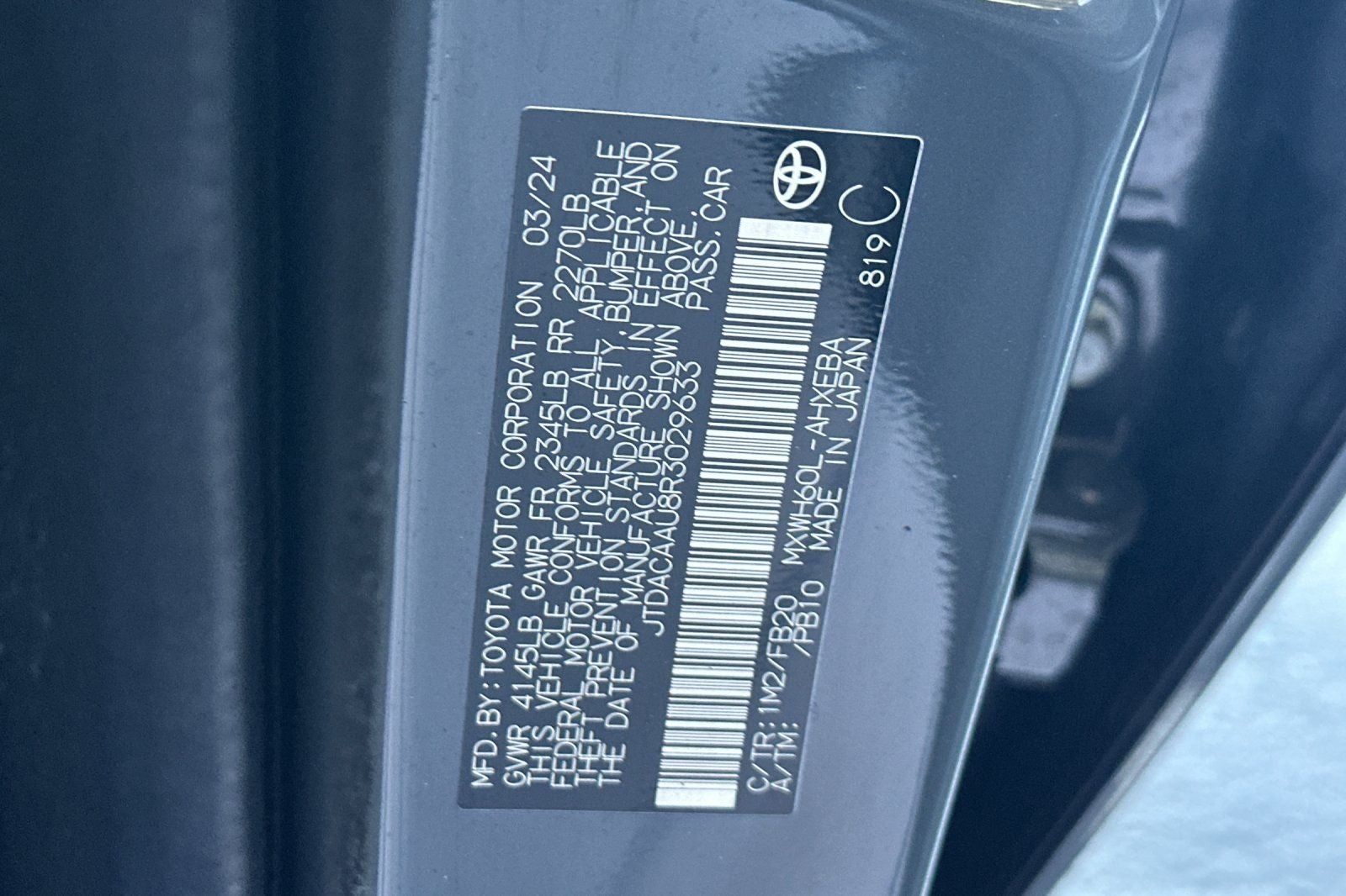 2024 Toyota Prius LE