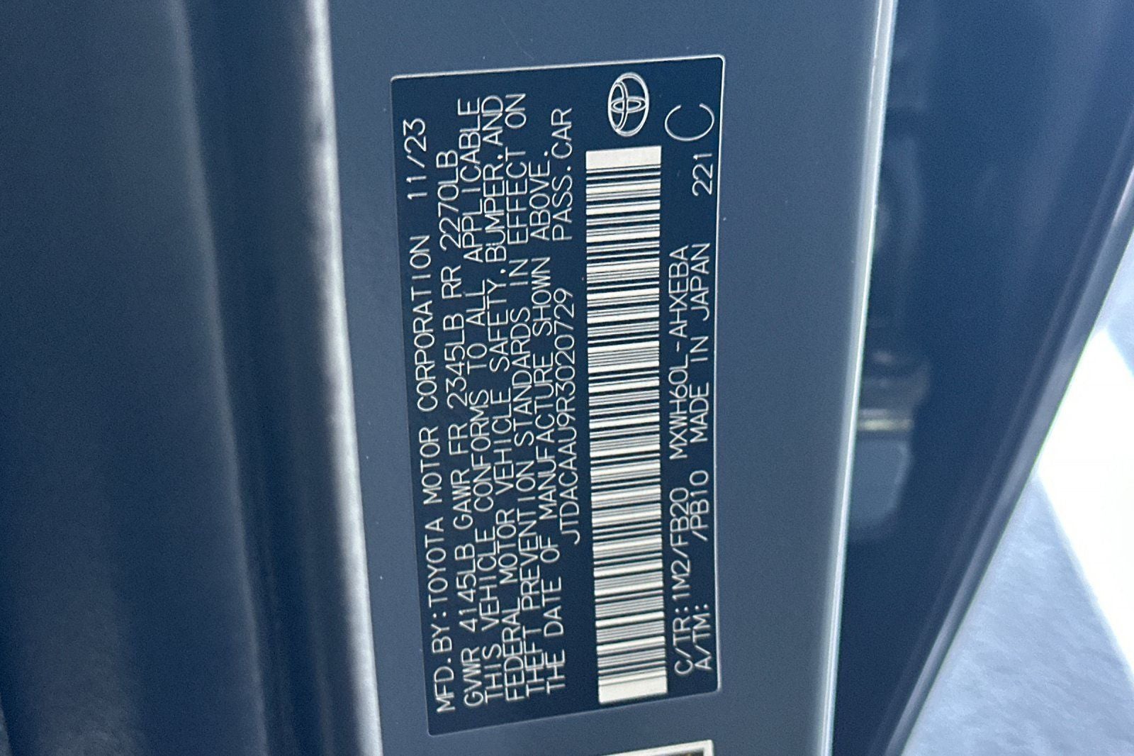 2024 Toyota Prius LE