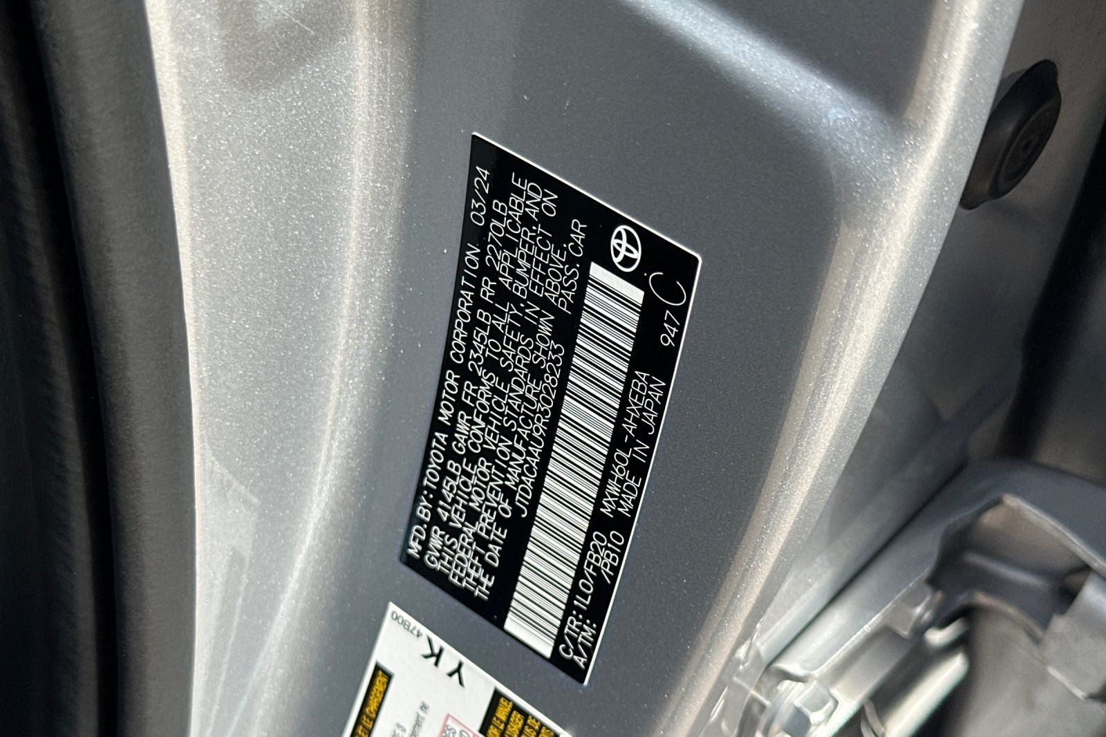 2024 Toyota Prius LE