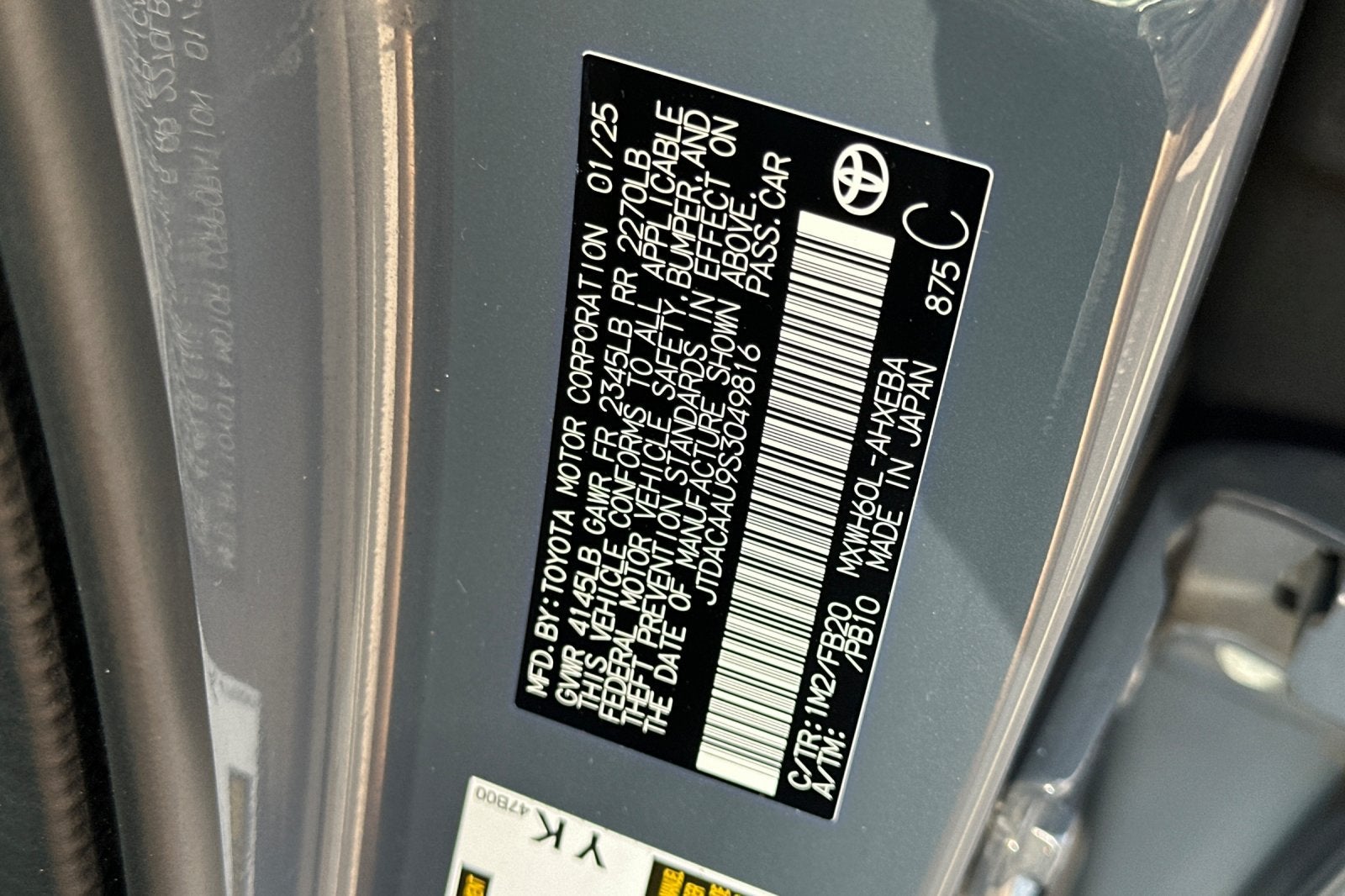 2025 Toyota Prius LE