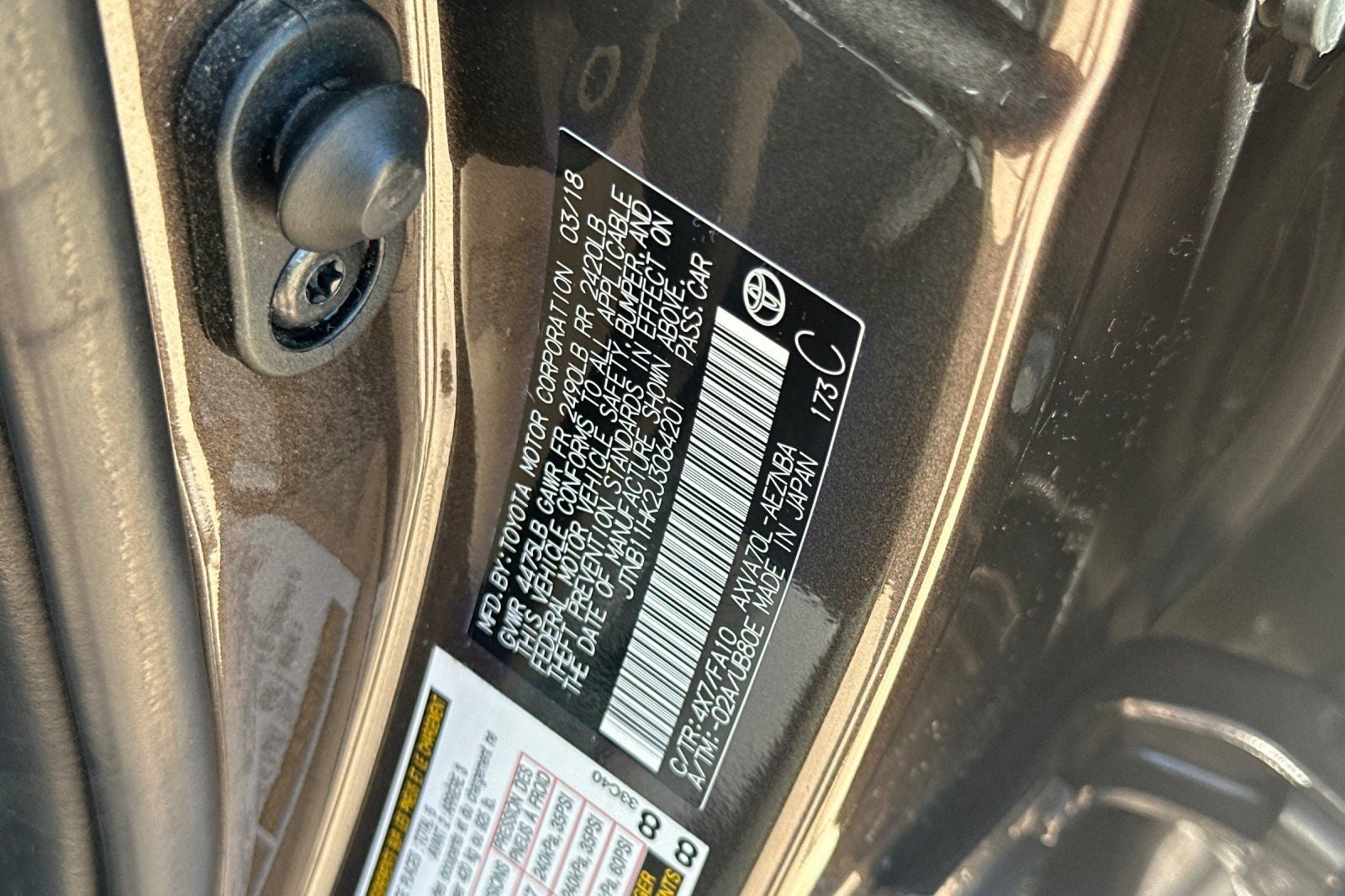 2018 Toyota Camry LE