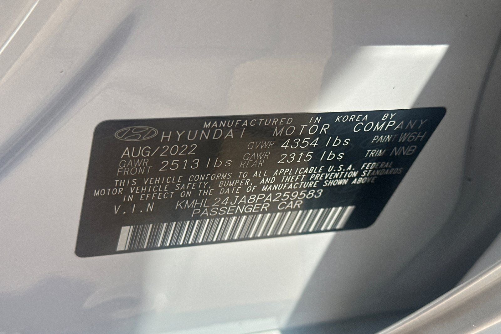 2023 Hyundai Sonata SE