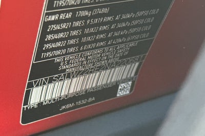 2022 Land Rover Range Rover Sport SVR