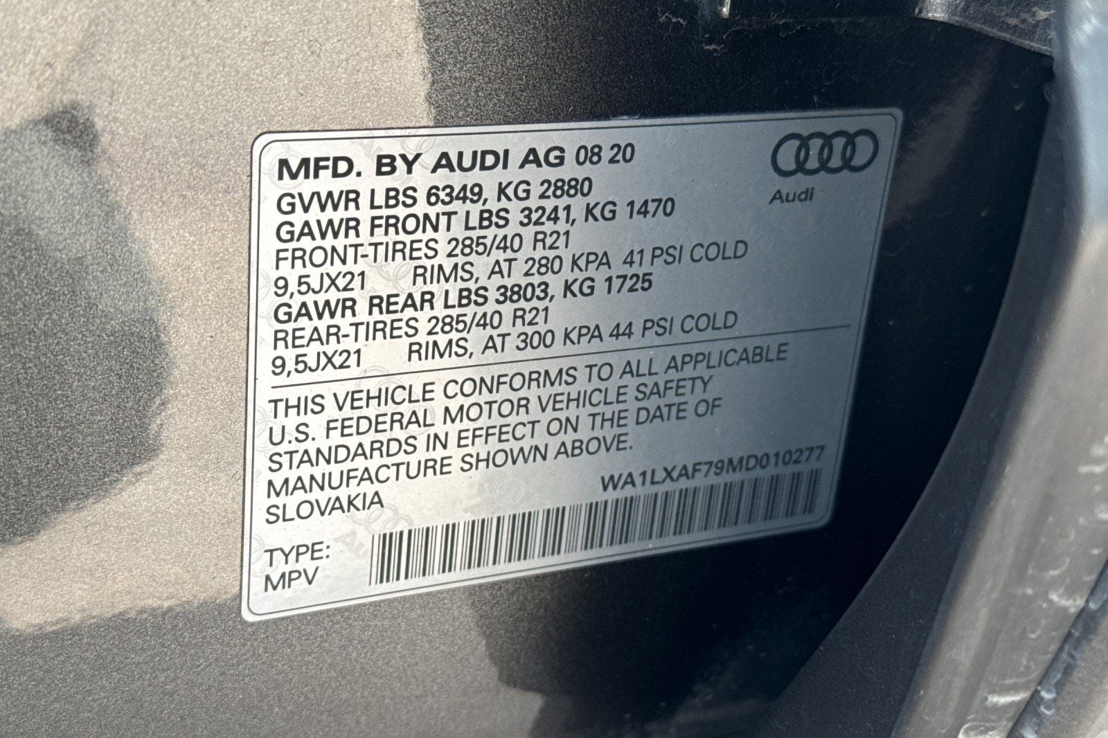 2021 Audi Q7 55 Premium Plus quattro