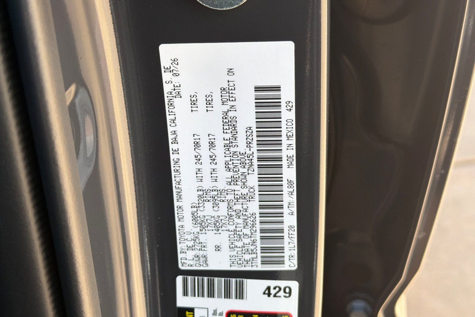 2026 Toyota Tacoma SR5