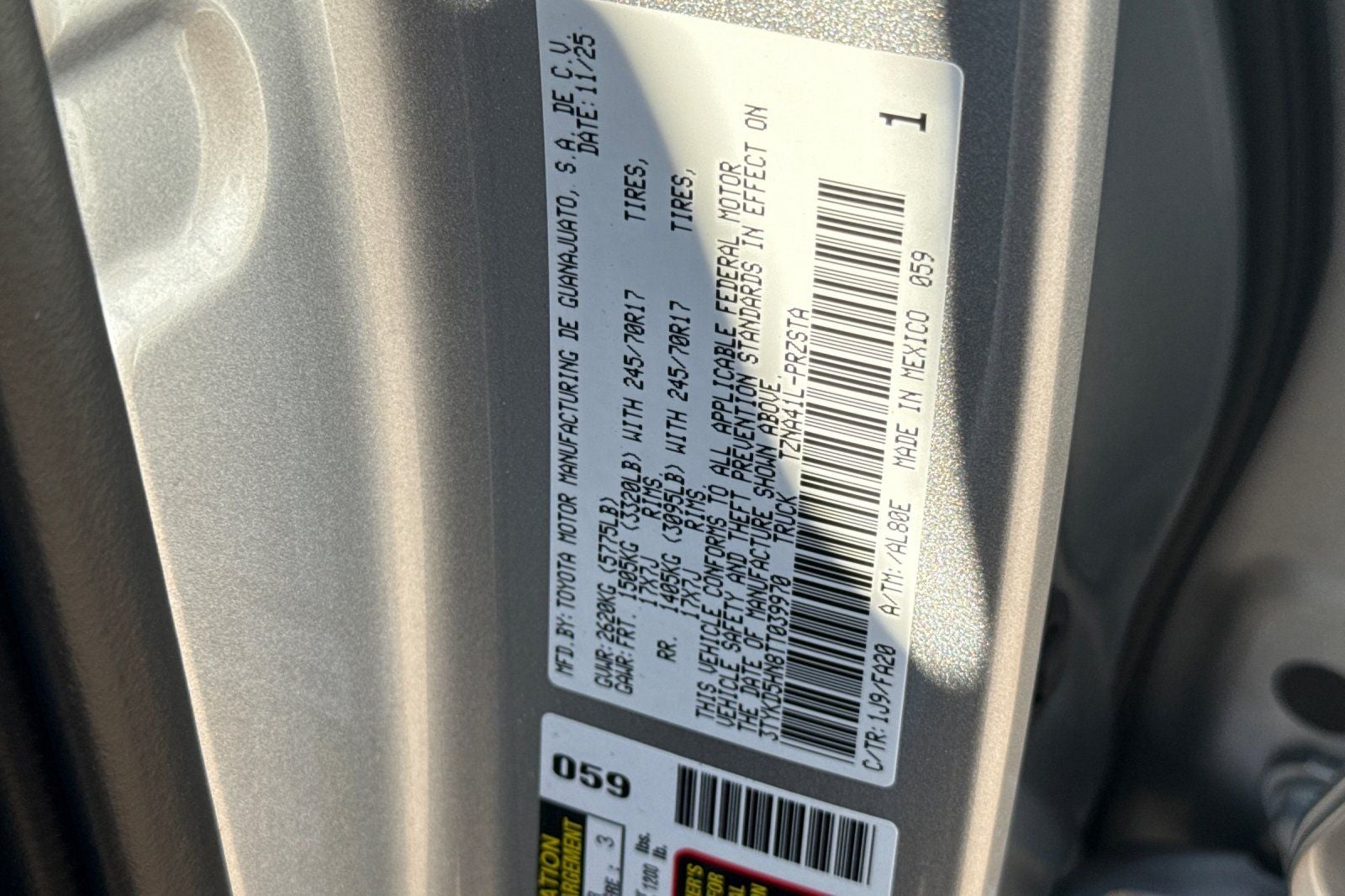 2026 Toyota Tacoma SR