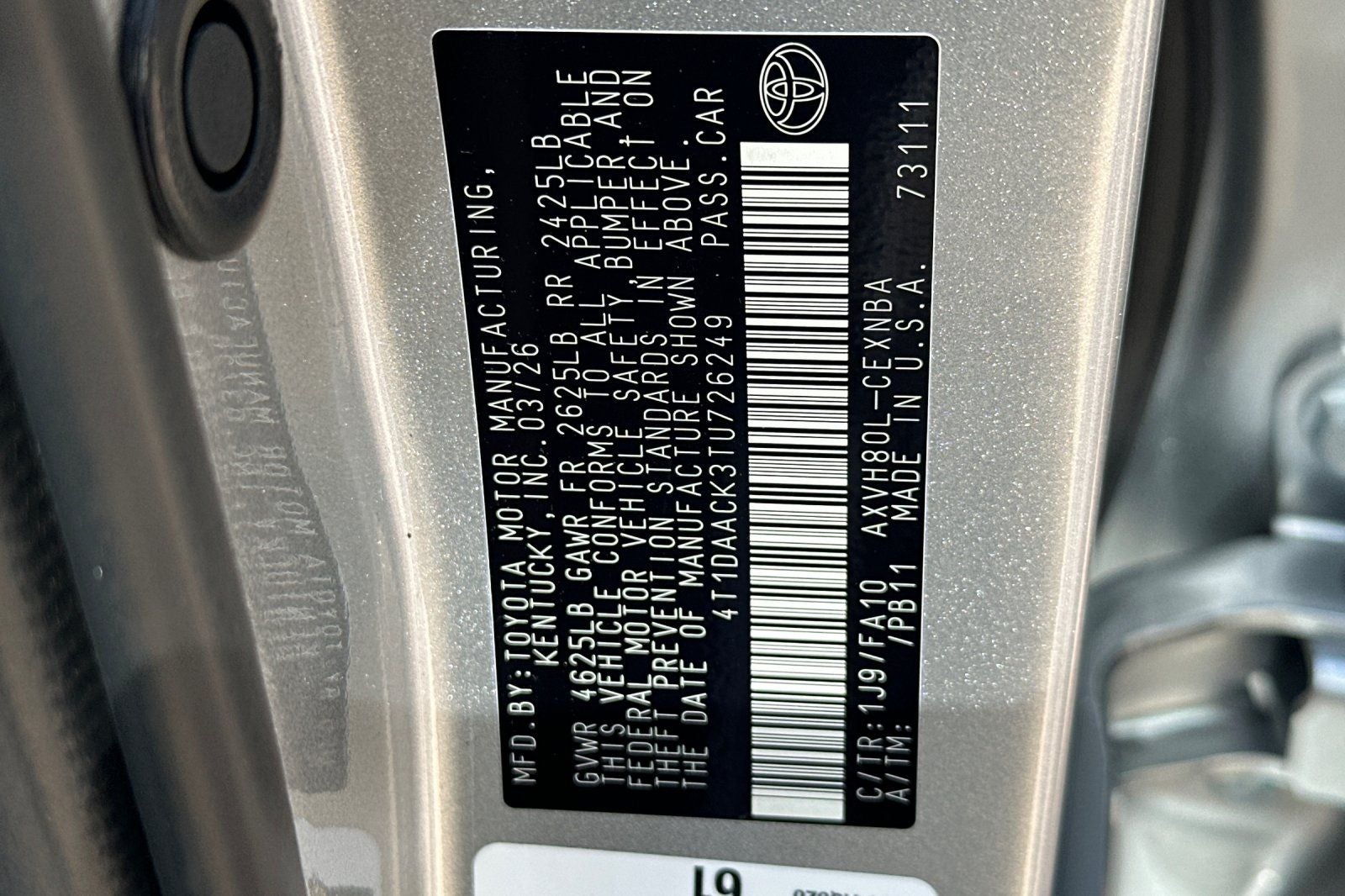 2026 Toyota Camry LE