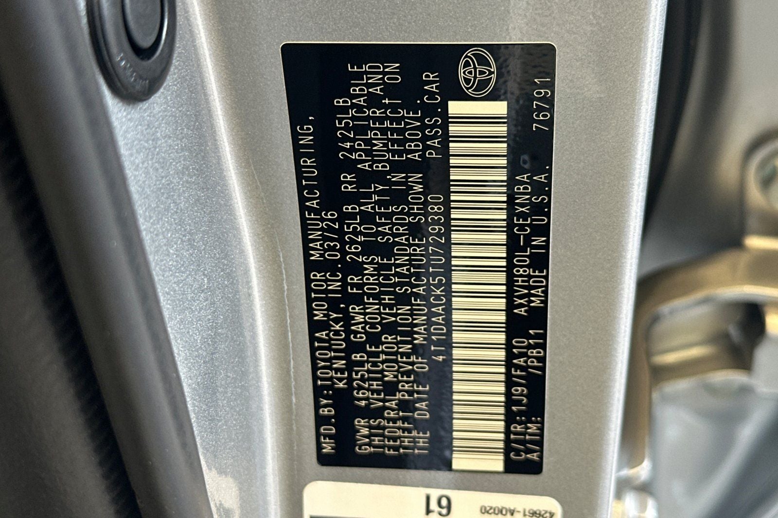 2026 Toyota Camry LE