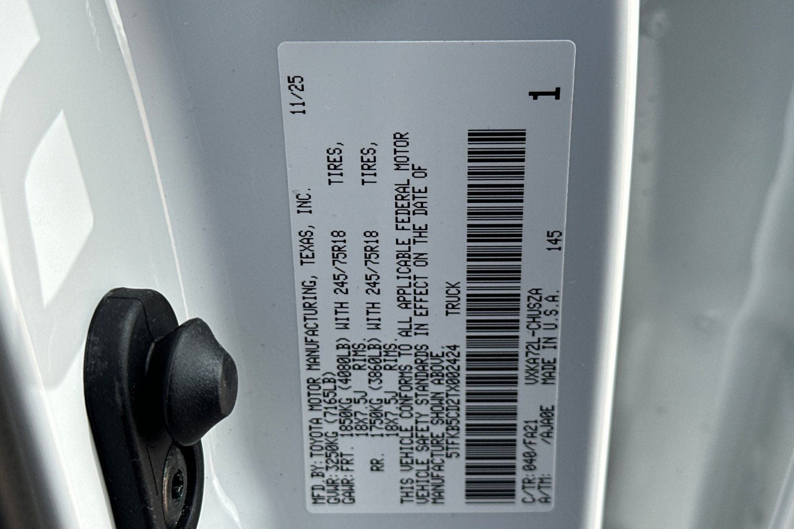 2026 Toyota Tundra SR - Photo 34