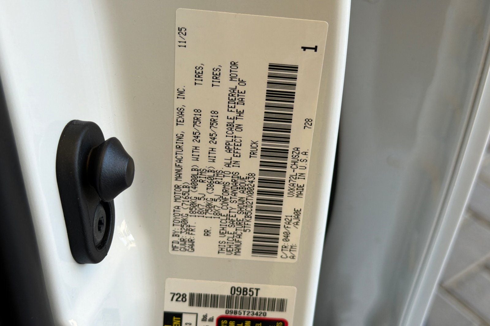 2026 Toyota Tundra SR