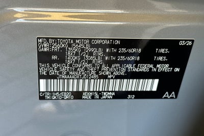 2026 Toyota C-HR SE