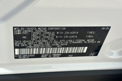 2026 Toyota bZ XLE