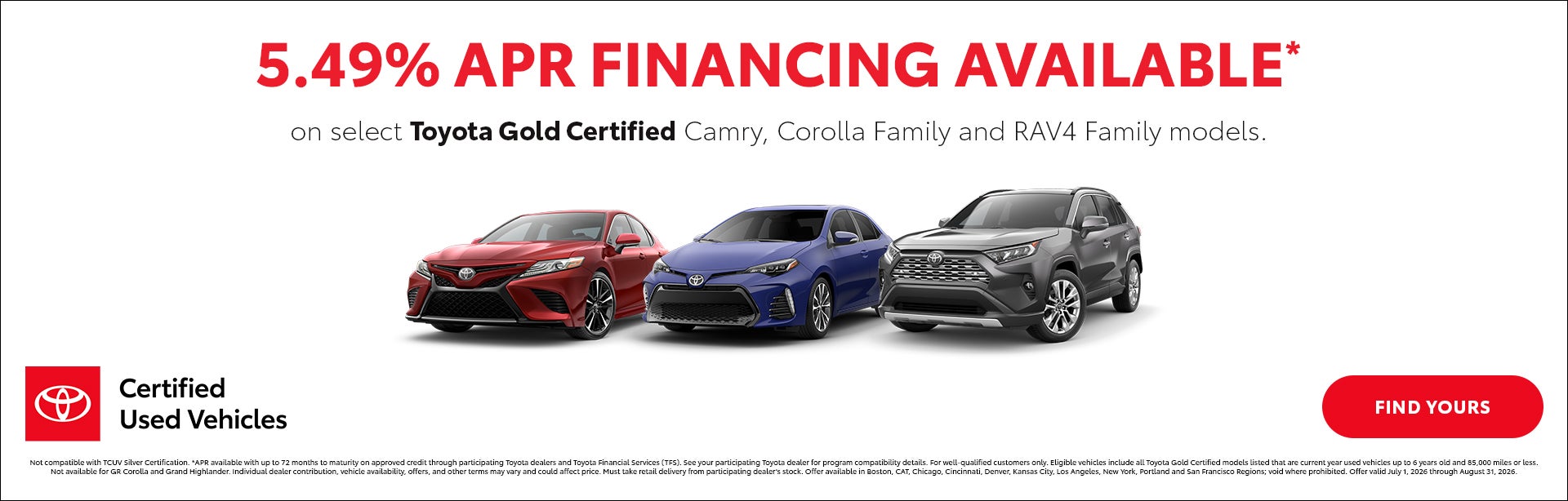 TCUV Toyota Offer