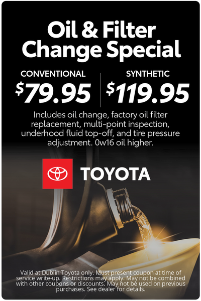 Toyota Service & Parts Specials | Dublin Toyota Near Livermore & Pleasanton