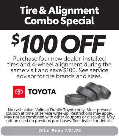 Toyota Service & Parts Specials - Dublin Toyota dealer in Dublin CA ...