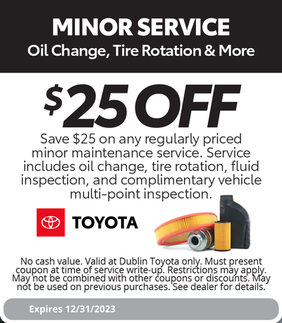 Toyota Service Parts Specials Dublin Toyota dealer in Dublin CA