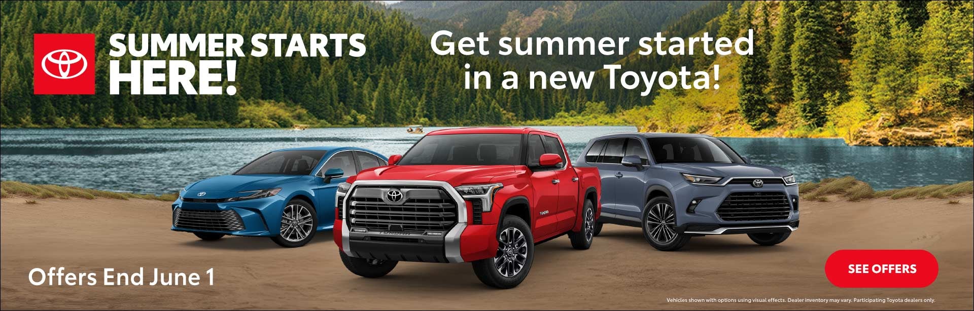 Get a New Toyota for Summer